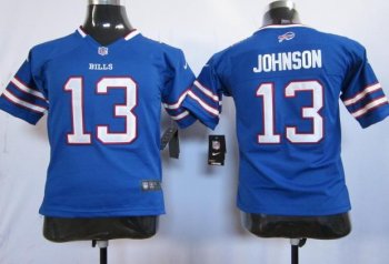 Kids Nike Buffalo Bills 13# Steve Johnson Nike NFL Jerseys Cheap