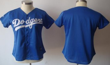 Cheap Women Los Angeles Dodgers Blank Blue 2011 Women's MLB Jerseys