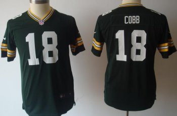 Kids Nike Green Bay Packers #18 Randall Cobb Green Nike NFL Jerseys Cheap