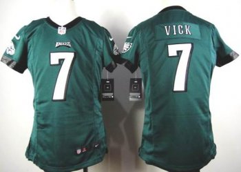 Kids Nike Philadelphia Eagles 7# Michael Vick Green Nike NFL Jerseys Cheap