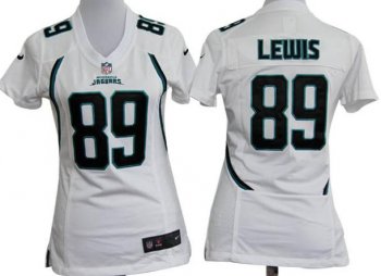 Cheap Women Nike Jacksonville Jaguars 89# Marcedes Lewis White Nike NFL Jerseys