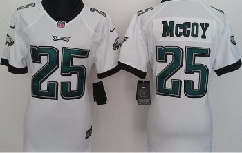 Cheap Women Nike Philadelphia Eagles #25 LeSean McCoy White Nike NFL Jerseys