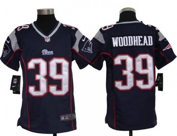 Kids Nike New England Patriots 39 Danny Woodhead Blue Nike NFL Jerseys Cheap