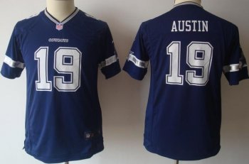 Kids Nike Dallas Cowboys #19 Miles Austin Blue Nike NFL Jerseys Cheap