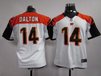 Kids Nike Cincinnati Bengals 14# Andy Dalton White Nike NFL Jerseys Cheap