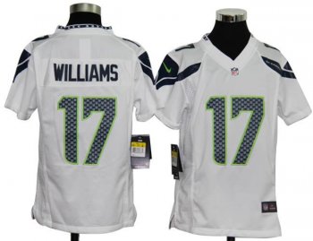 Kids Nike Seattle Seahawks 17# Mike Williams White Nike NFL Jerseys Cheap