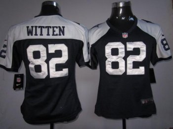 Cheap Women Nike Dallas Cowboys #82 Jason Witten Blue Thankgivings Nike NFL Jerseys