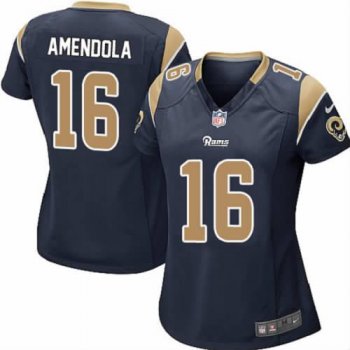 Cheap Women Nike St. Louis Rams 16 Danny Amendola Blue Nike NFL Jersey