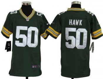 Kids Nike Green Bay Packers 50 A.J.Hawk Green Nike NFL Jerseys Cheap