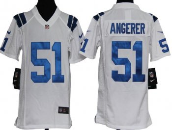 Kids Nike Indianapolis Colts 51# Pat Angerer White Nike NFL Jerseys Cheap