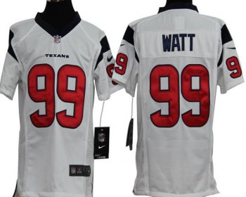 Kids Nike Houston Texans 99 Watt White Nike NFL Jerseys Cheap