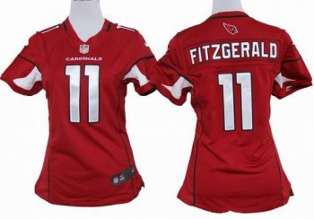 Cheap Women Nike Arizona Cardinals 11# Larry Fitzgerald Red Nike NFL Jerseys