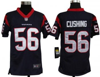 Kids Nike Houston Texans 56 Brian Cushing Blue Nike NFL Jerseys Cheap