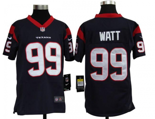 Kids Nike Houston Texans 99 Watt Blue Nike NFL Jerseys Cheap