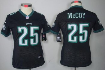 Cheap Women Nike Philadelphia Eagles #25 LeSean McCoy Black Game LIMITED NFL Jerseys