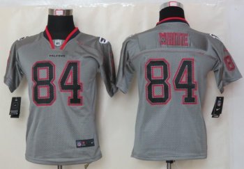 Kids Nike Atlanta Falcons #84 Roddy White Lights Out Grey Elite Jerseys Cheap