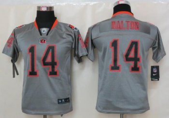 Cheap Women Nike Cincinnati Bengals 14# Andy Dalton Grey Lights Out Elite NFL Jerseys