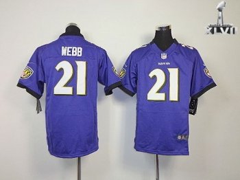 Kids Nike Baltimore Ravens 21 Lardarius Webb Purple 2013 Super Bowl NFL Jersey Cheap