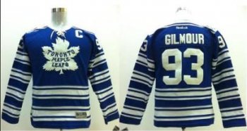 Kids Toronto Maple Leafs 93 Doug Gilmour 2014 Winter Classic Blue NHL Jersey For Sale