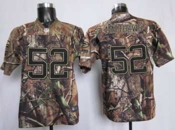 Kids Nike Green Bay Packers #52 Clay Matthews Camo Realtree NFL Jersey Cheap