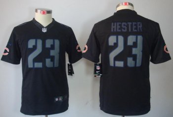 Kids Nike Chicago Bears 23 Devin Hester Black Impact LIMITED NFL Jerseys Cheap