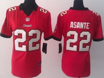 Cheap Women Nike Tampa Bay Buccaneers 22 Larry Asante Red NFL Jerseys