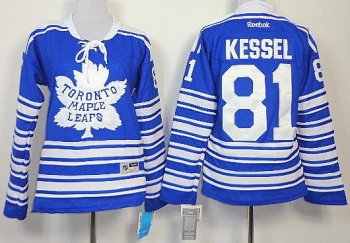 Cheap Women Toronto Maple Leafs 81 Phil Kessel Blue NHL Jerseys