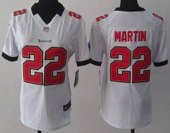 Cheap Women Nike Tampa Bay Buccaneers 22 Doug Martin White NFL Jerseys