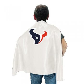 Houston Texans White NFL Hero Cape Sale Cheap