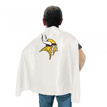 Minnesota Vikings White NFL Hero Cape Sale Cheap