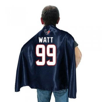 Houston Texans 99 Watt Blue NFL Hero Cape Sale Cheap