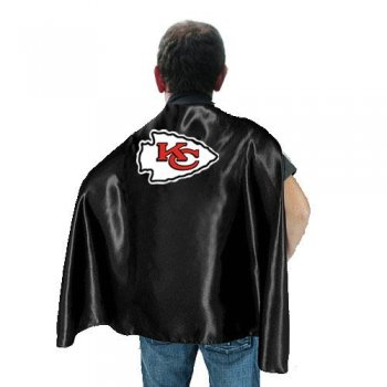 Kansas City Chiefs BLack NFL Hero Cape Sale Cheap