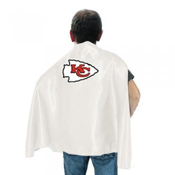 Kansas City Chiefs White NFL Hero Cape Sale Cheap