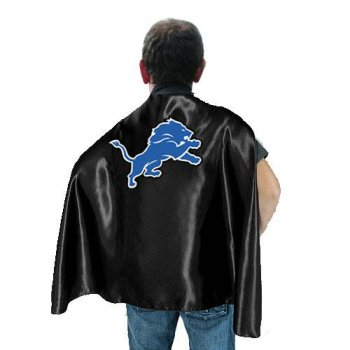 Detroit Lions BLack NFL Hero Cape Sale Cheap