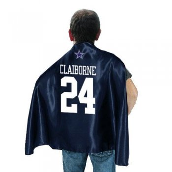 Dallas Cowboys 24 CLAIBORNE Blue NFL Hero Cape Sale Cheap