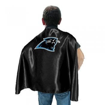 Carolina Panthers BLack NFL Hero Cape Sale Cheap