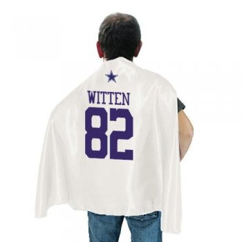 Dallas Cowboys 82 WITTEN WhiteNFL Hero Cape Sale Cheap