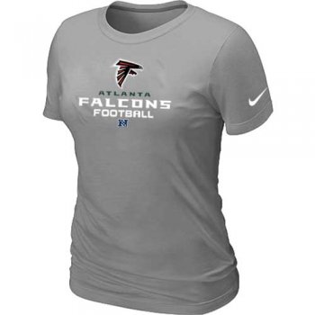 Cheap Women Nike Atlanta Falcons L.Grey Critical Victory NFL Football T-Shirt