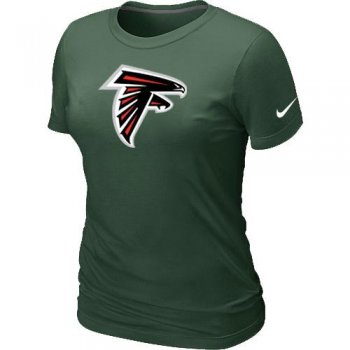 Cheap Women Nike Atlanta Falcons D.Green Logo NFL Football T-Shirt