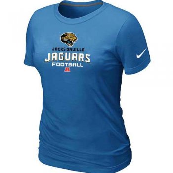 Cheap Women Nike Jacksonville Jaguars L.blue Critical Victory NFL Football T-Shirt