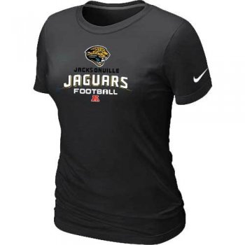 Cheap Women Nike Jacksonville Jaguars Black Critical Victory NFL Football T-Shirt