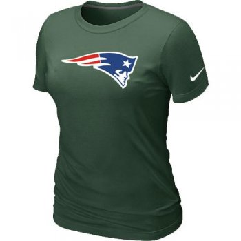 Cheap Women Nike New England Patriots D.Green Logo NFL Football T-Shirt