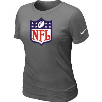 Cheap Women Nike Shield D.Grey Logo NFL Football T-Shirt