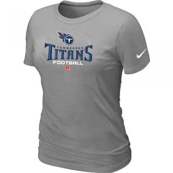 Cheap Women Nike Tennessee Titans L.Grey Critical Victory NFL Football T-Shirt