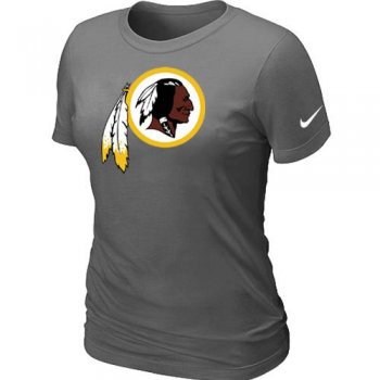 Cheap Women Nike Washington Red Skins D.Grey Logo NFL Football T-Shirt