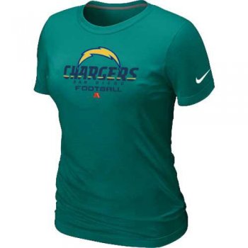 Cheap Women Nike San Diego Charger L.Green Critical Victory NFL Football T-Shirt