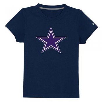 Kids Dallas Cowboys Sideline Legend Authentic Logo Dark Blue T-Shirt Cheap