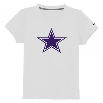 Kids Dallas Cowboys Sideline Legend Authentic Logo White T-Shirt Cheap