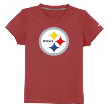 Kids Pittsburgh Steelers Sideline Legend Authentic Logo Red T-Shirt Cheap