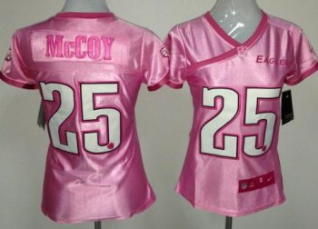 Cheap Women Nike Philadelphia Eagles #25 LeSean McCoy Pink Love's NFL Jerseys